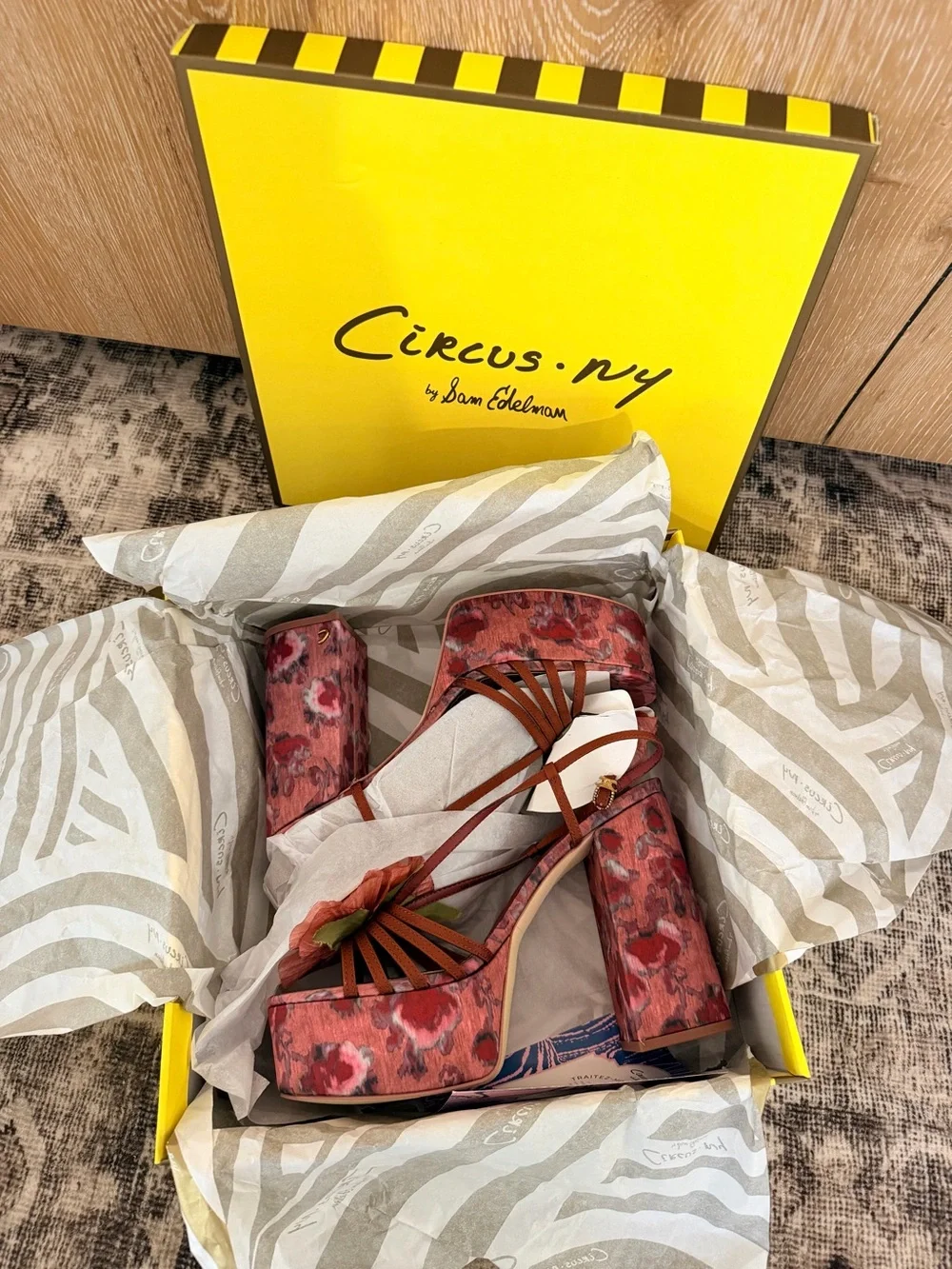 Circus NY by Sam Edelman…Sienna Flower, Merlot.  NEW, Sz 9.5